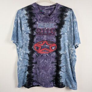 Rush 2112 Tie Dye Liquid Blue tshirt - XXL